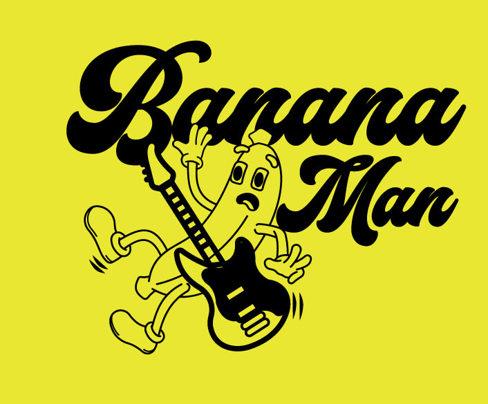 Banana man logo